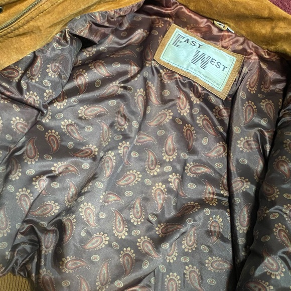 Vintage east west 
suede leather bomber
jacket euc - Picture 5 of 16
